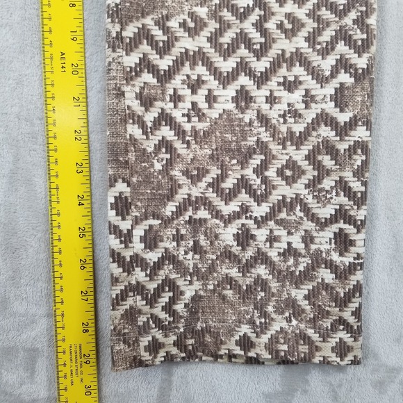 Vtg St John Sport Pant Suit Women M Brown Basket Weave Straight Leg USA Eclectic - Picture 6 of 16